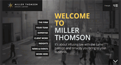 Desktop Screenshot of millerthomson.com