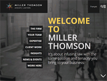 Tablet Screenshot of millerthomson.com